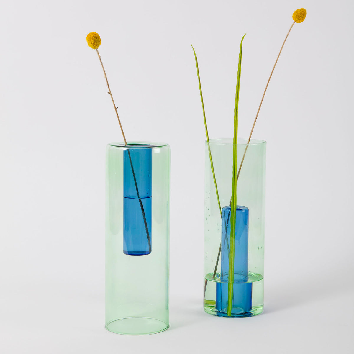 Reversible Glass Vase
