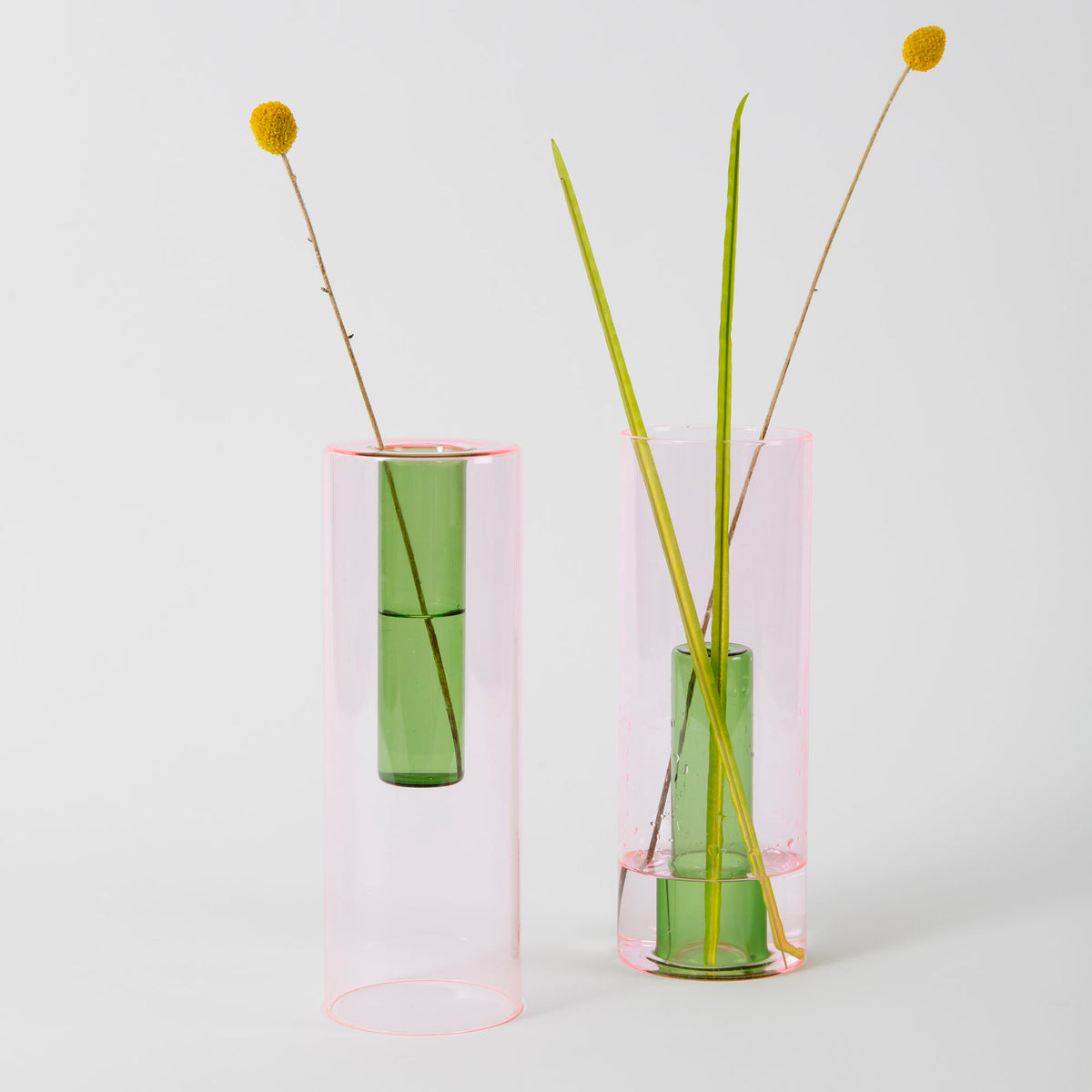 Reversible Glass Vase