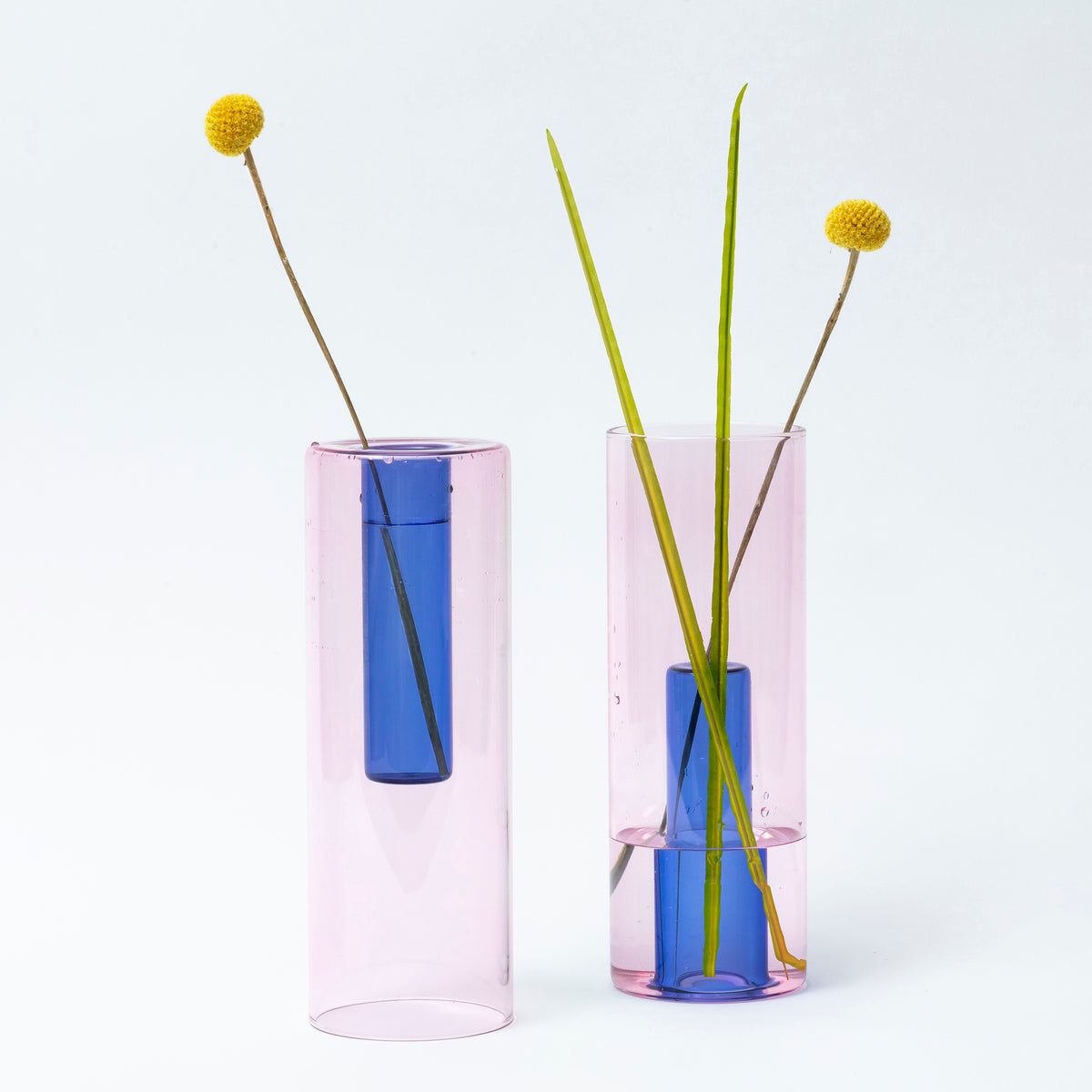 Reversible Glass Vase
