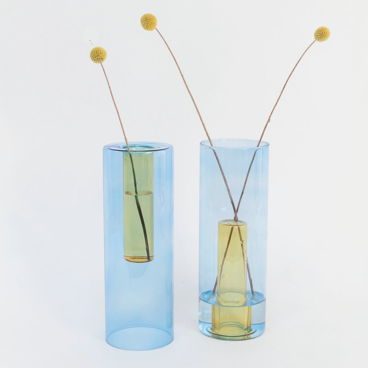 Reversible Glass Vase