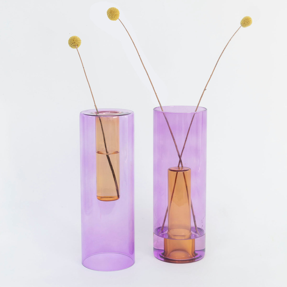 Reversible Glass Vase